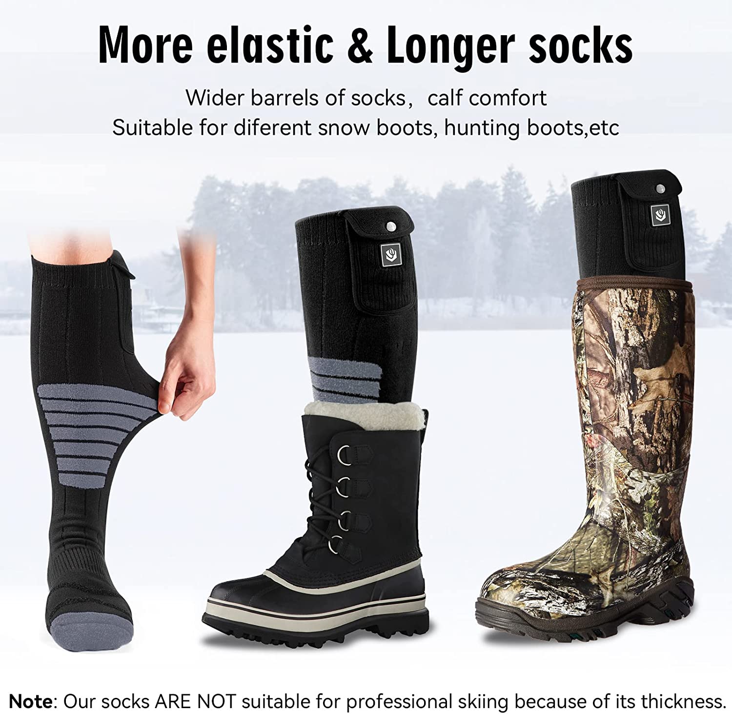 PolarWear Electrically Heated Socks