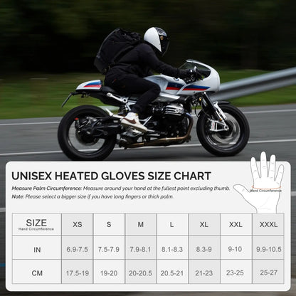 Electrically Heated Motorcycle Gloves
