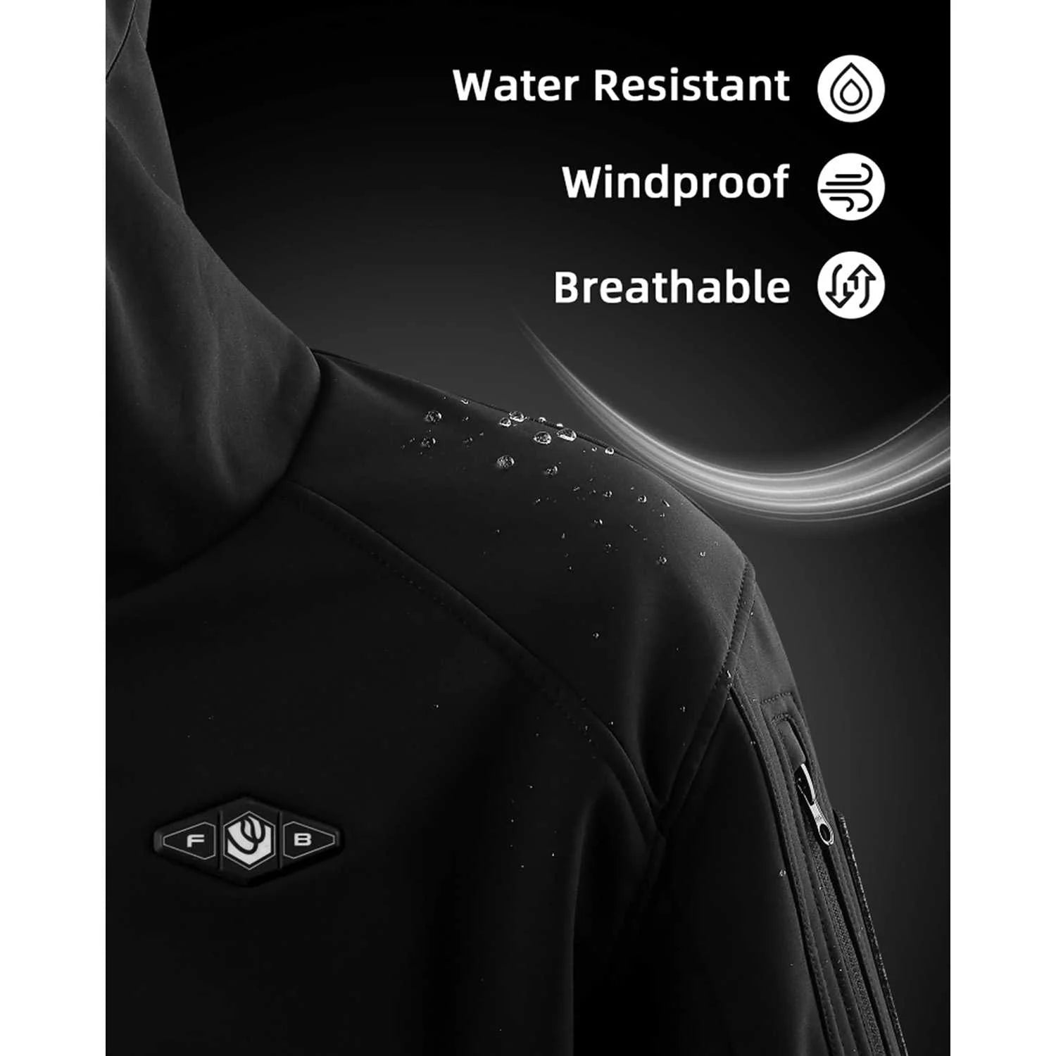 Electrically Heated Jacket For Men