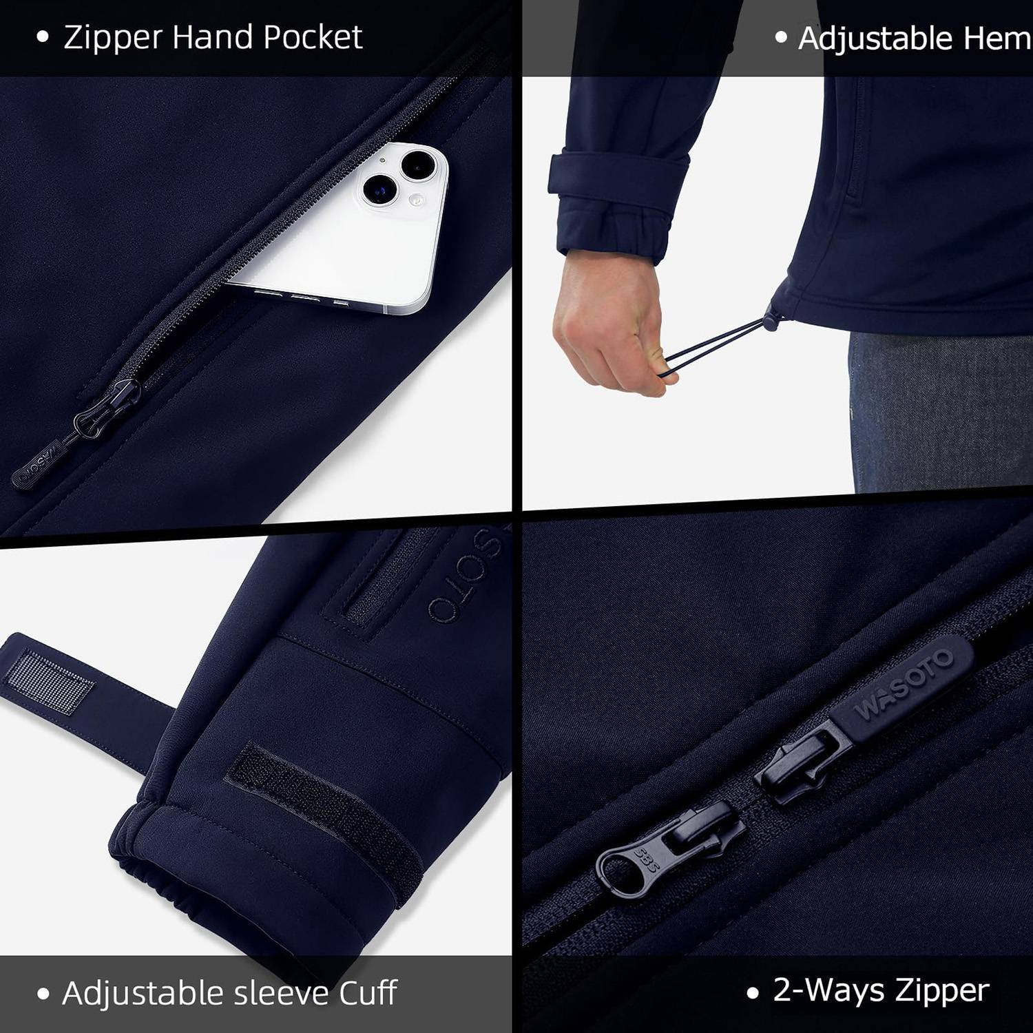 Electrically Heated Jacket For Men