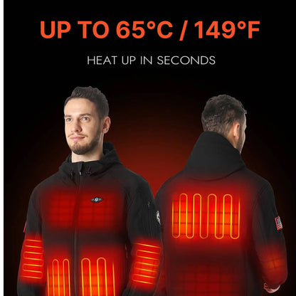 Electrically Heated Jacket For Men