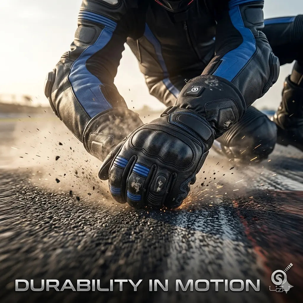 Electrically Heated Motorcycle Gloves